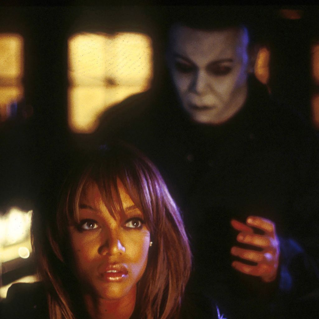 Brad Loree und Tyra Banks in "Halloween: Resurrection"