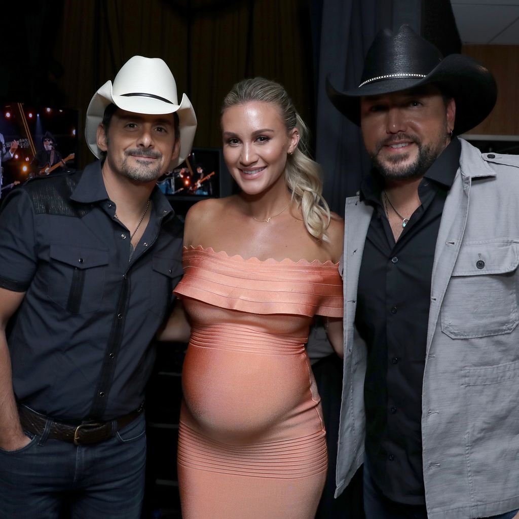 Brad Paisley, Brittany Kerr und ihr Ehemann Jason Aldean