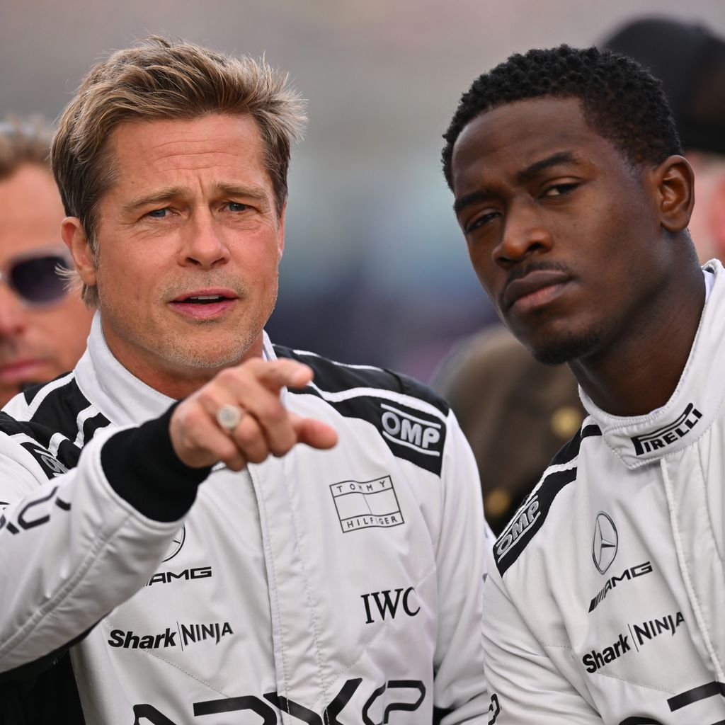 Brad Pitt und Damson Idris, Schauspieler