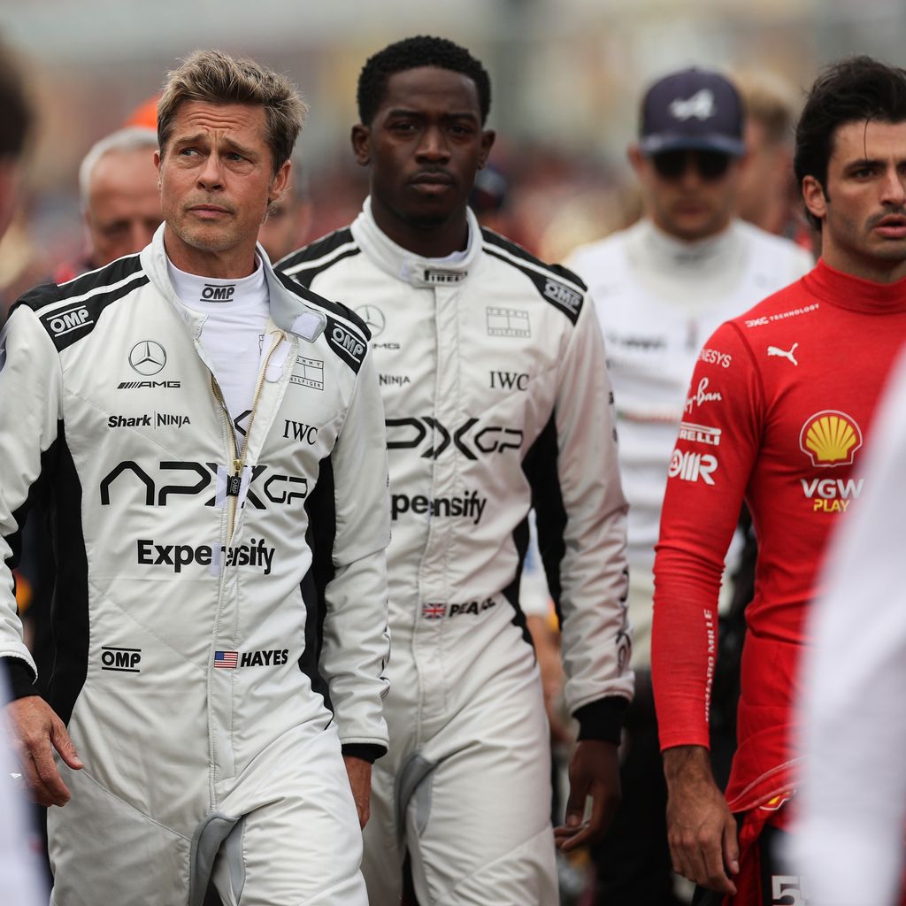 Brad Pitt und Damson Idris, Schauspieler