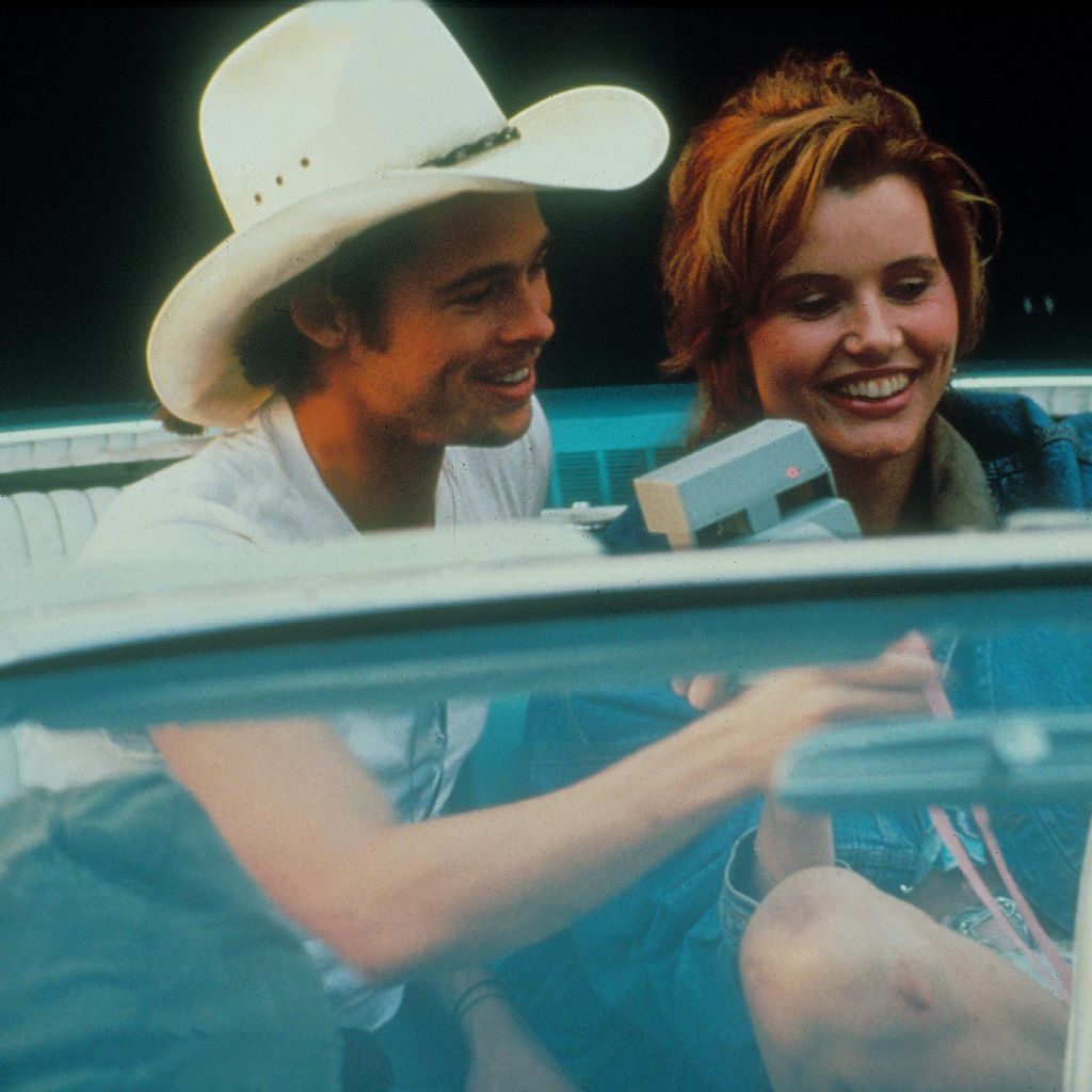 Brad Pitt und Geena Davis in "Thelma & Louise"