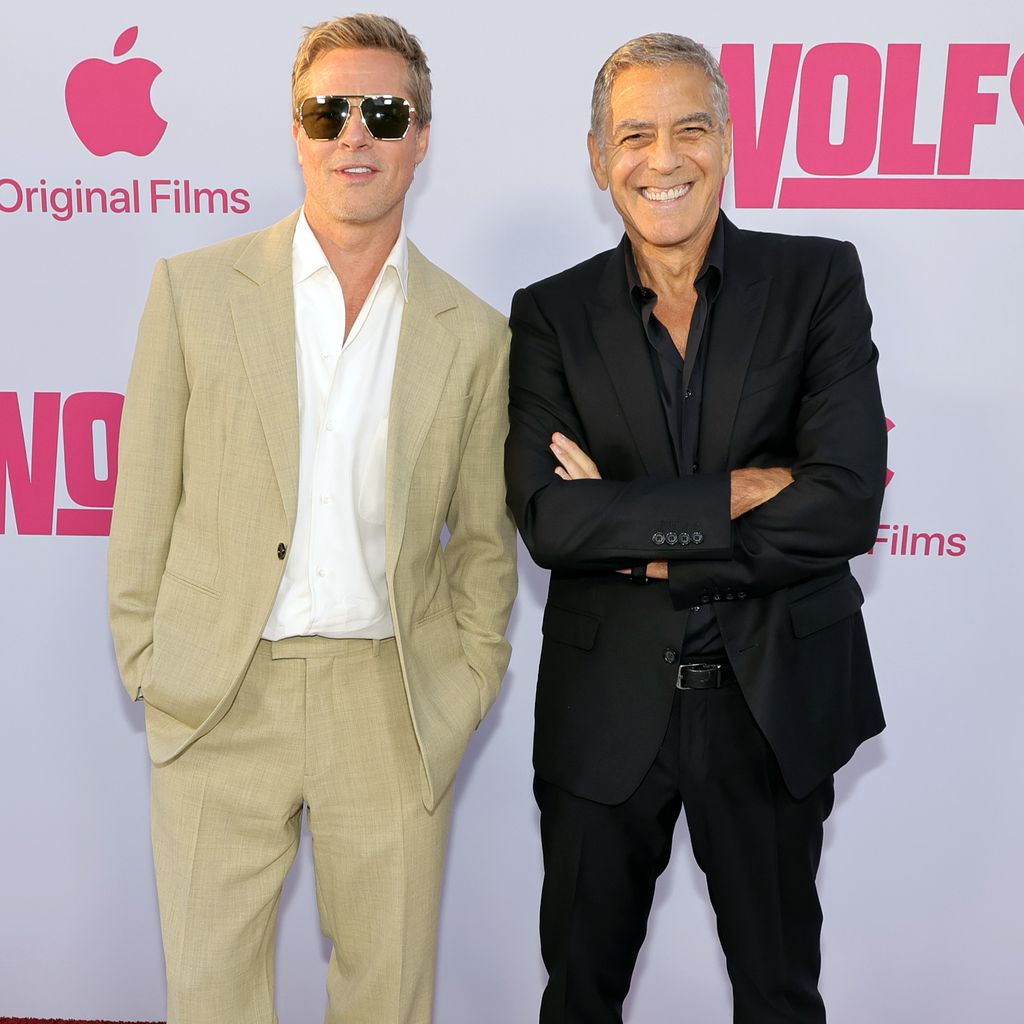 Brad Pitt und George Clooney in Los Angeles, September 2024