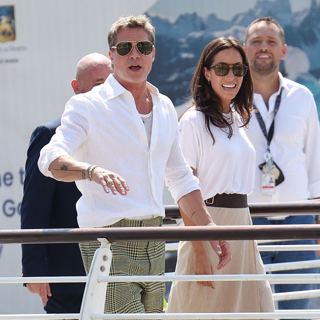 Brad Pitt und Ines de Ramon in Venedig