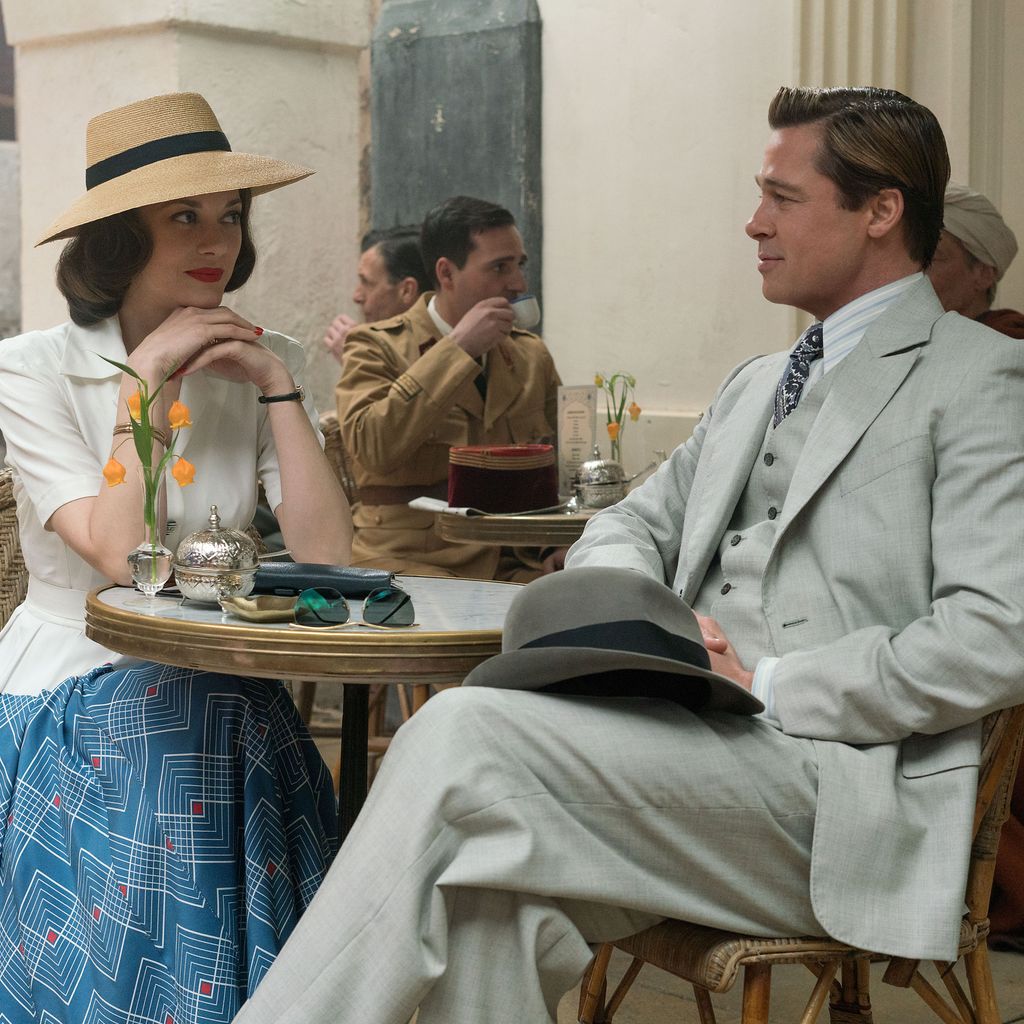 Brad Pitt und Marion Cotillard in "Allied"