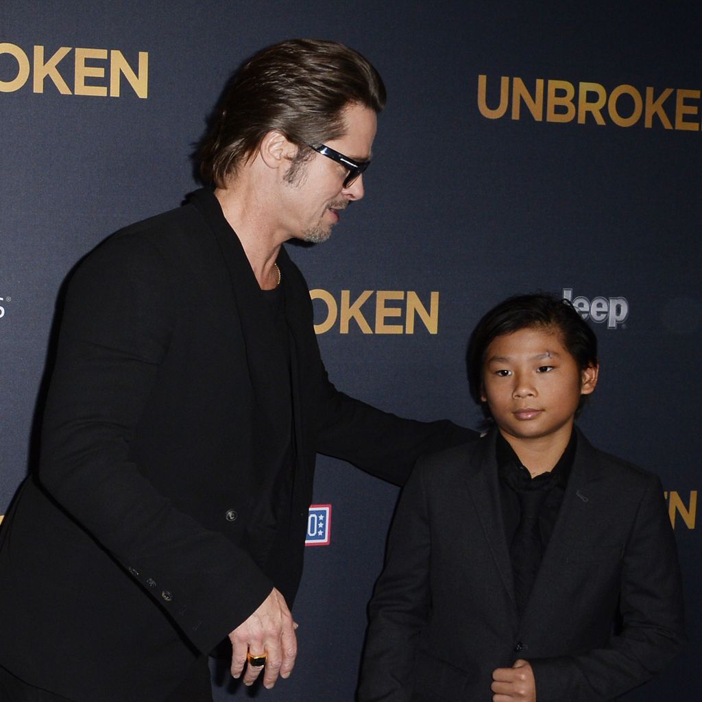 Brad Pitt und sein Sohn Pax