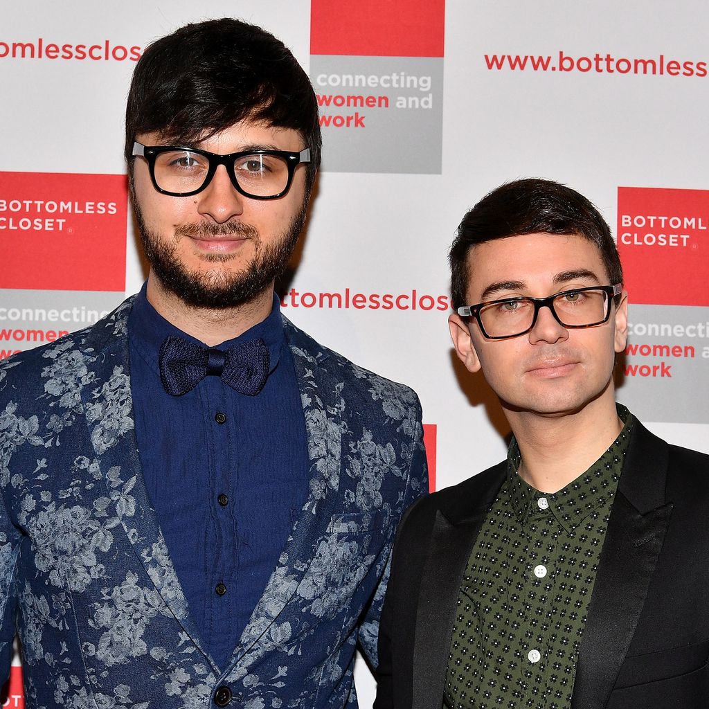 Brad Walsh und Christian Siriano beim "Bottomless Closet's"-Event in New York