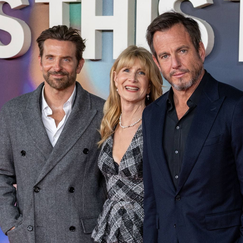 Bradley Cooper, Laura Dern und Will Arnett bei der Gala-Screening von "Is This Thing On" in London, 19. Januar 2026