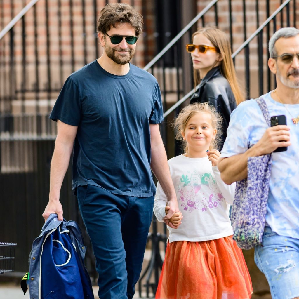 Bradley Cooper und seiner Tochter Lea im Mai 2024