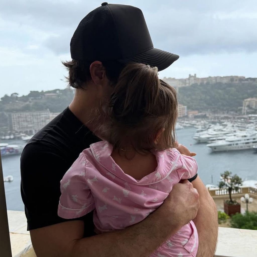 Brandon Davis mit seiner Tochter Aspen