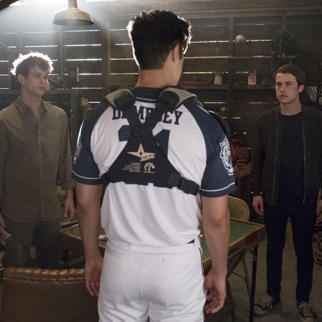 Brandon Flynn, Ross Butler und Dylan Minnette in "Tote Mädchen lügen nicht"