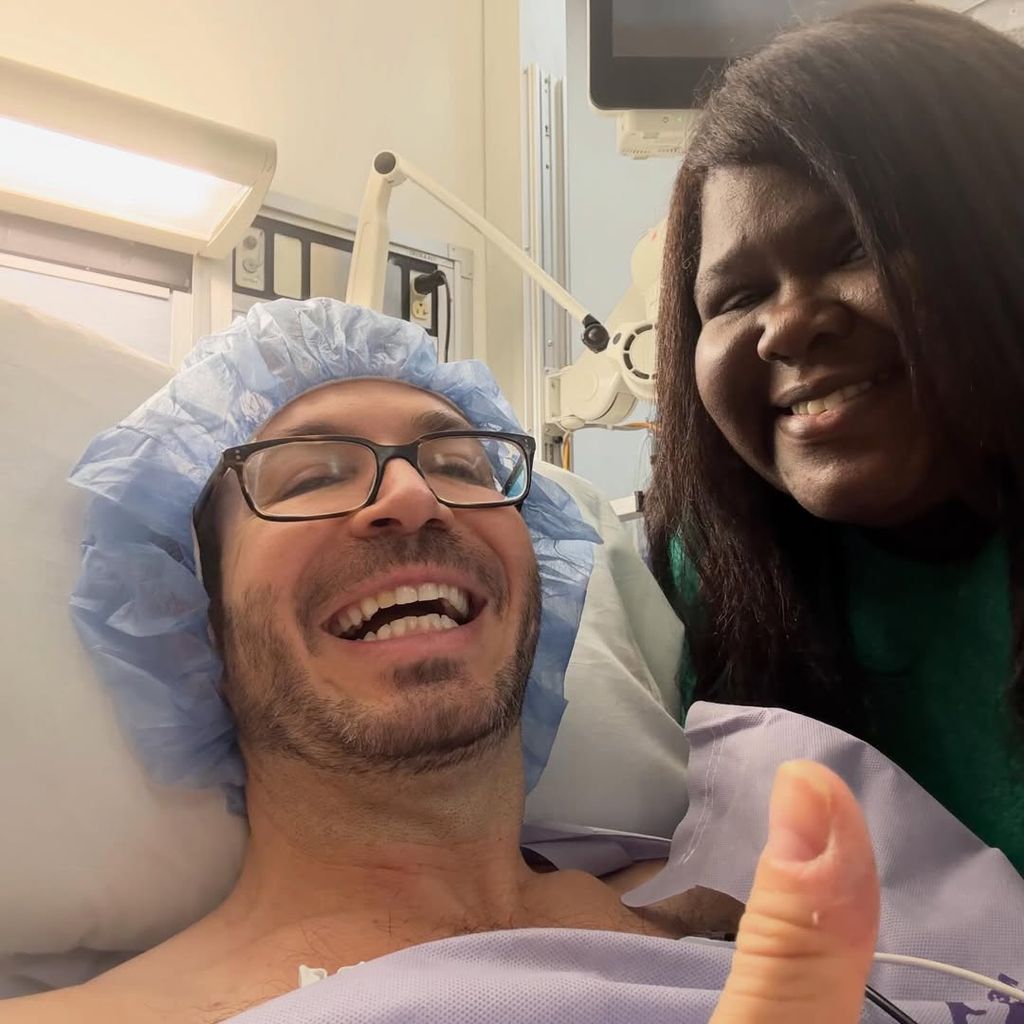 Brandon Frankel und seine Frau Gabourey Sidibe, Februar 2026