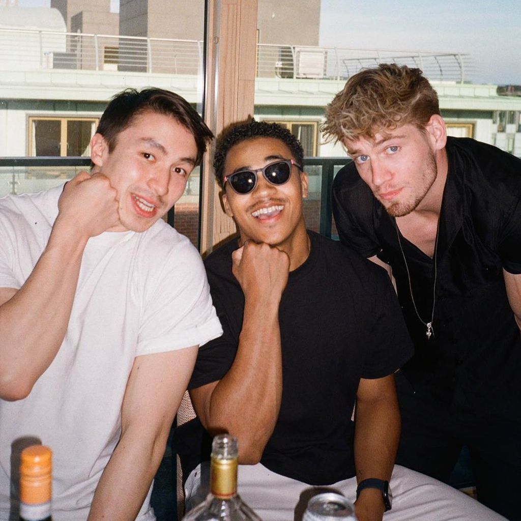 Brandon Grace, Theo Graham und Danny Griffin