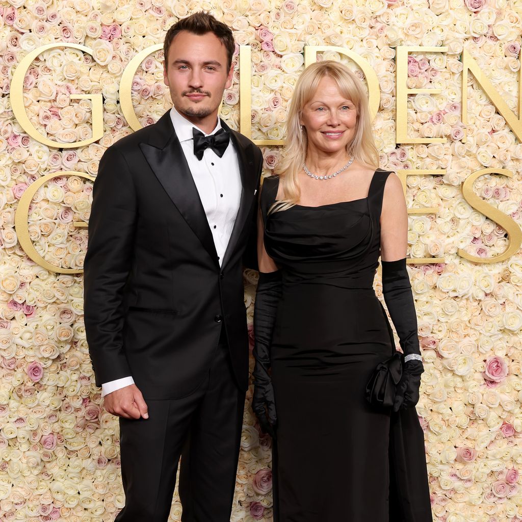 Brandon Thomas Lee und Pamela Anderson im Januar 2025