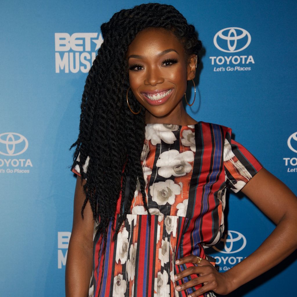 Brandy beim "BET Music Matters Grammy Showcase"