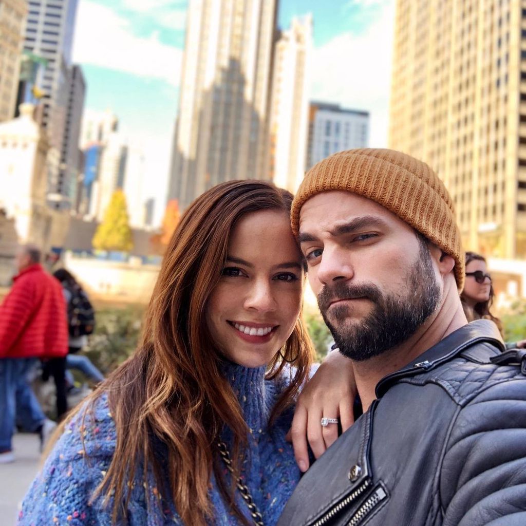 Kimberly und Brant Daugherty in Chicago im Oktober 2020