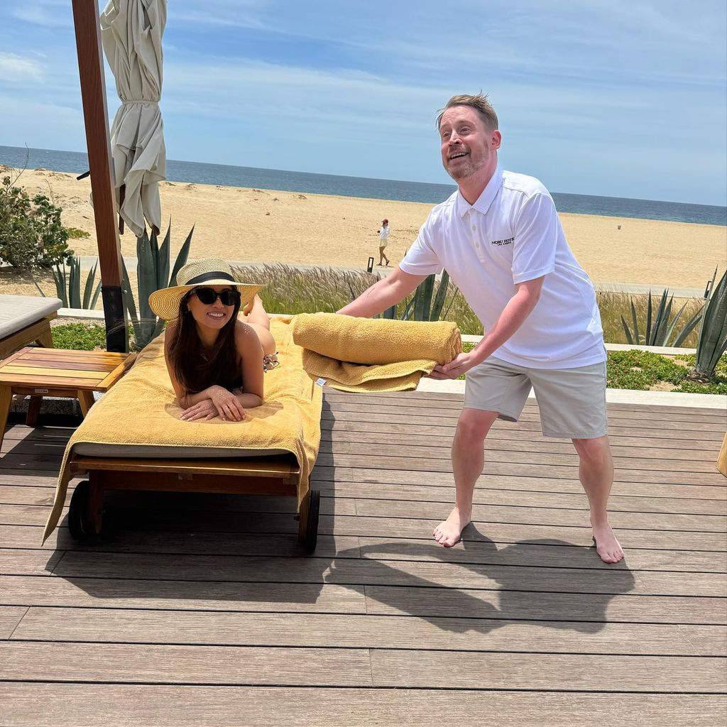 Brenda Song und Macaulay Culkin, 2024