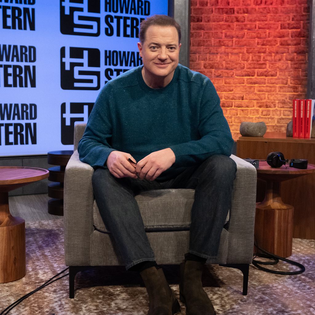 Brendan Fraser in der "The Howard Stern Show" 2023