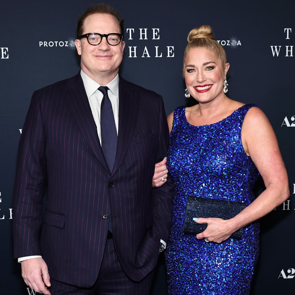 Brendan Fraser und seine langjährige Partnerin Jeanne Moore im November 2022