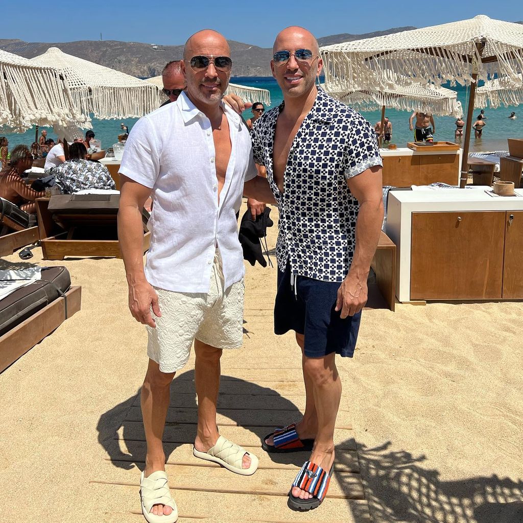 Brett und Jason Oppenheim auf Mykonos