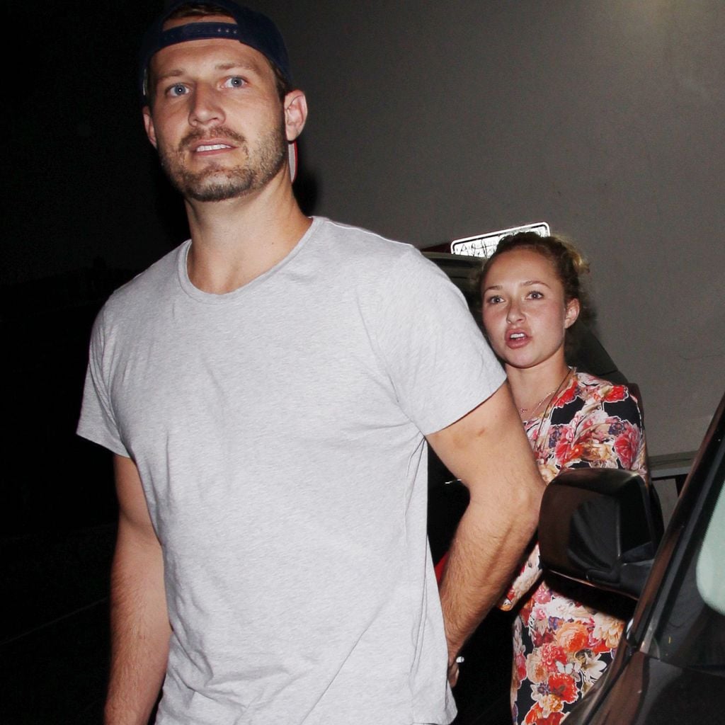 Brian Hickerson und Hayden Panettiere, August 2018