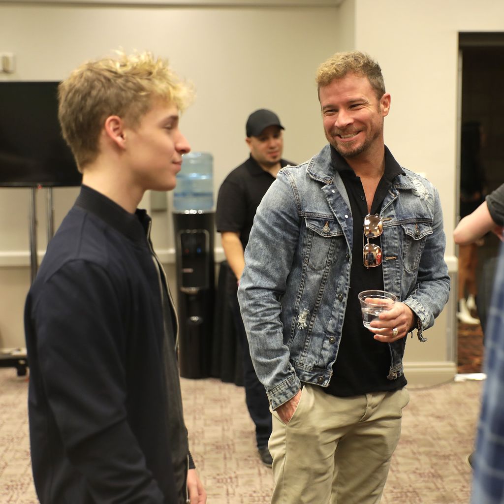 Brian Littrell und Baylee Littrell im April 2019 in Las Vegas