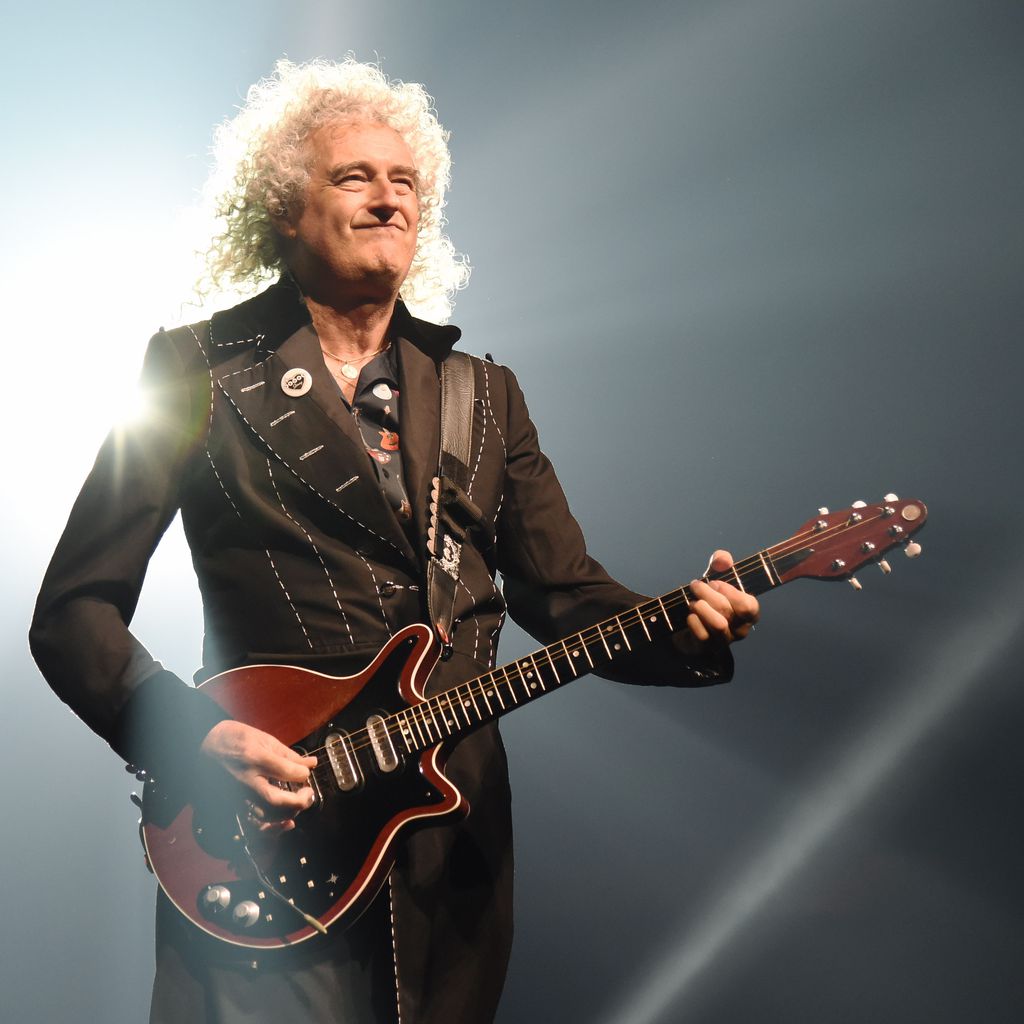 Brian May bei einem Konzert in Las Vegas im September 2018