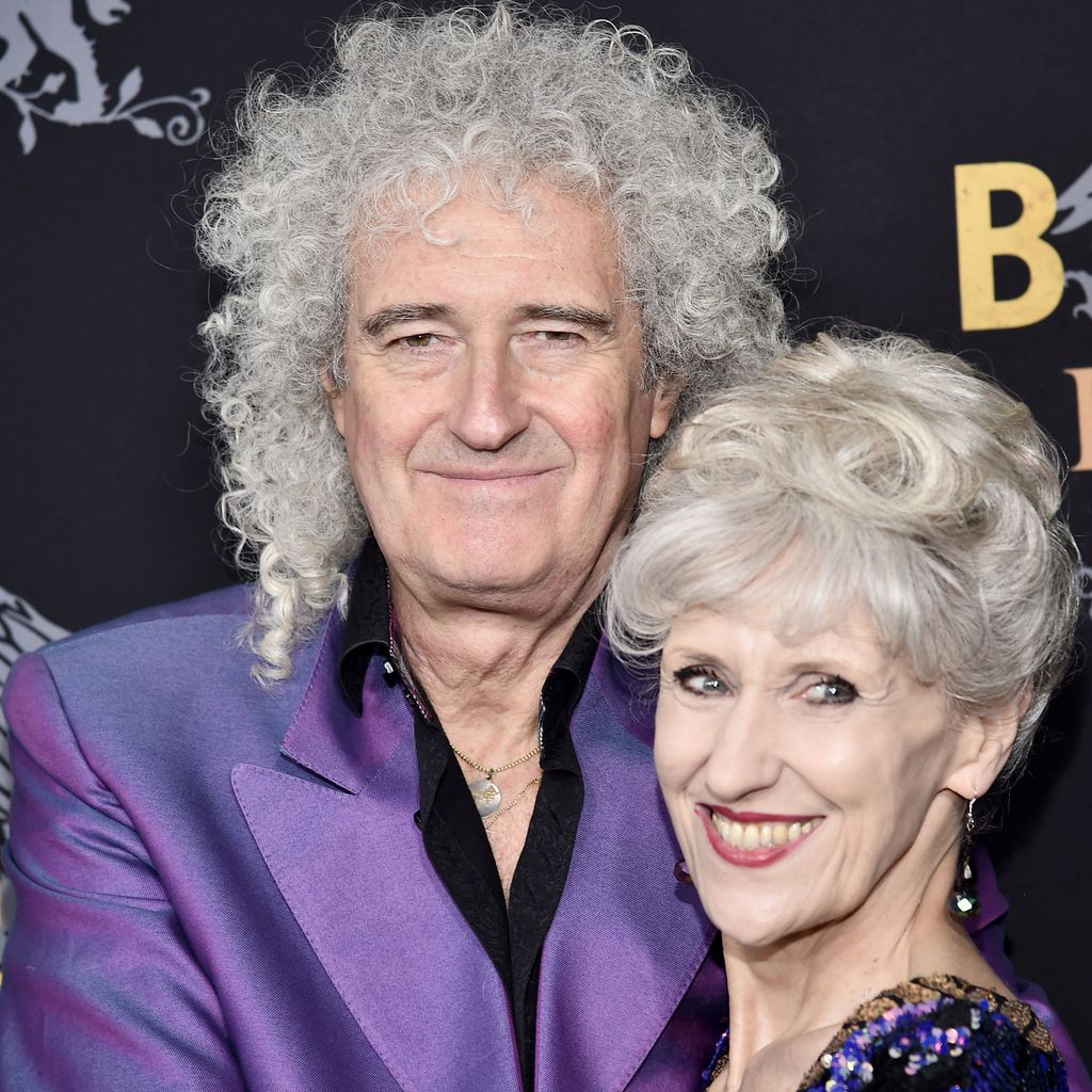 Brian May und Anita Dobson, 2018