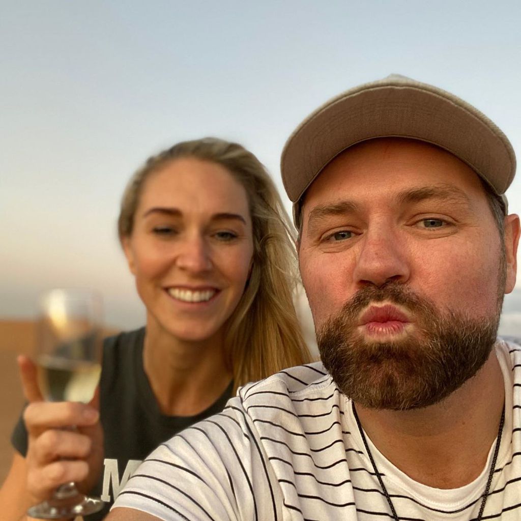 Brian McFadden und seine Verlobte Danielle, November 2019