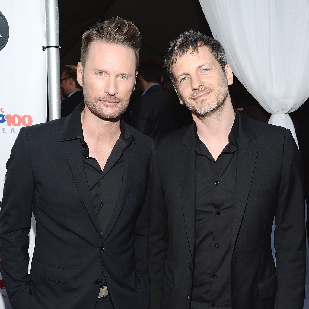 Brian Tyler und Dr. Luke 2014 in Brentwood, Kalifornien