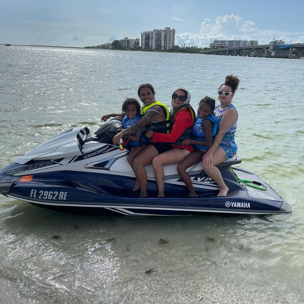 Briana DeJesus mit ihrer Familie im Florida-Urlaub im August 2021