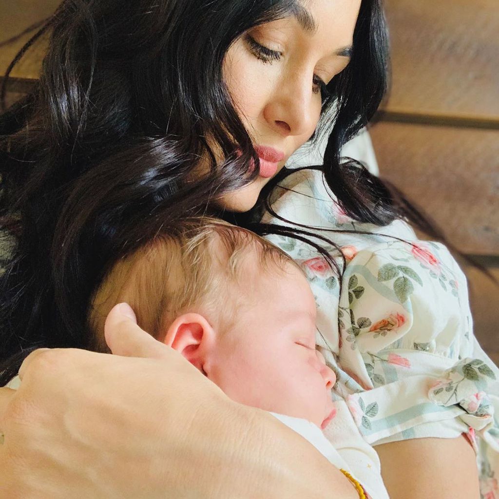 Brie Bella und ihr Sohn Buddy Dessert im September 2020
