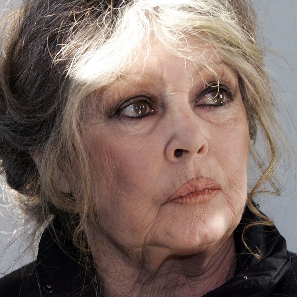 Brigitte Bardot beim Besuch eines Tierheims in Nizza im Jahr 2005