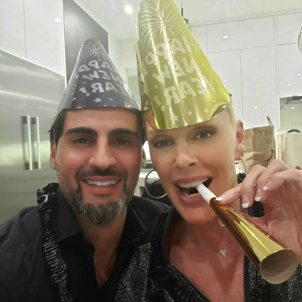 Brigitte Nielsen mit ihrem Mann Mattia