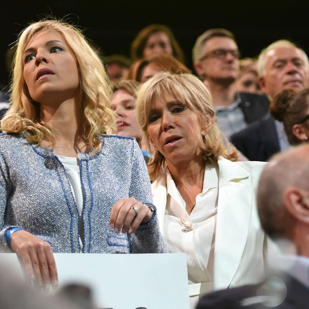 Brigitte Macron und ihre Töchter Laurence (l.) und Tiphaine