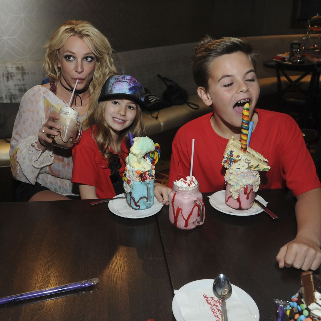 Britney Spears mit Jayden, Maddie und Sean