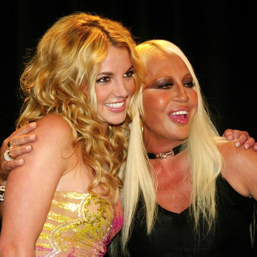 Britney Spears und Donatella Versace