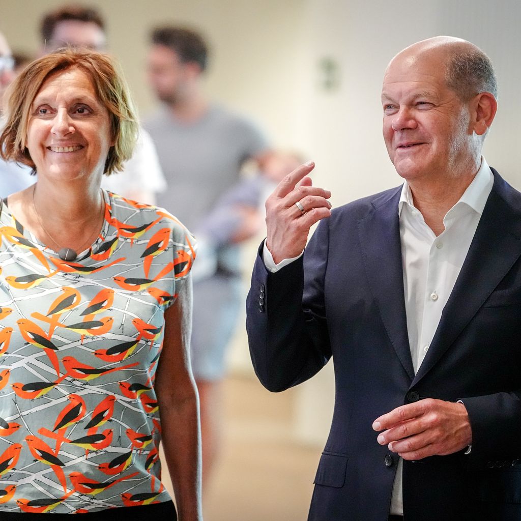 Britta Ernst und Olaf Scholz, Juni 2024