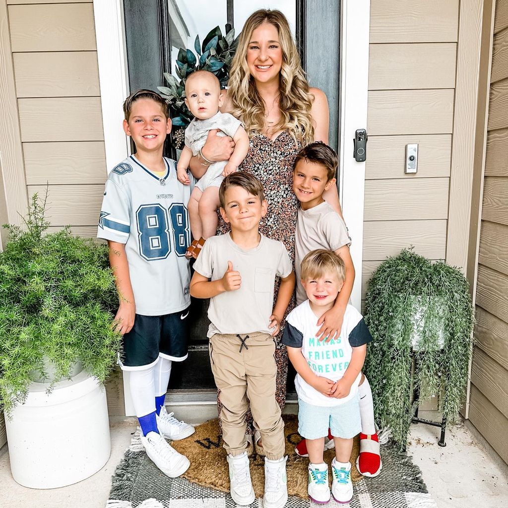 Brittani Boren Leach und ihre Kinder