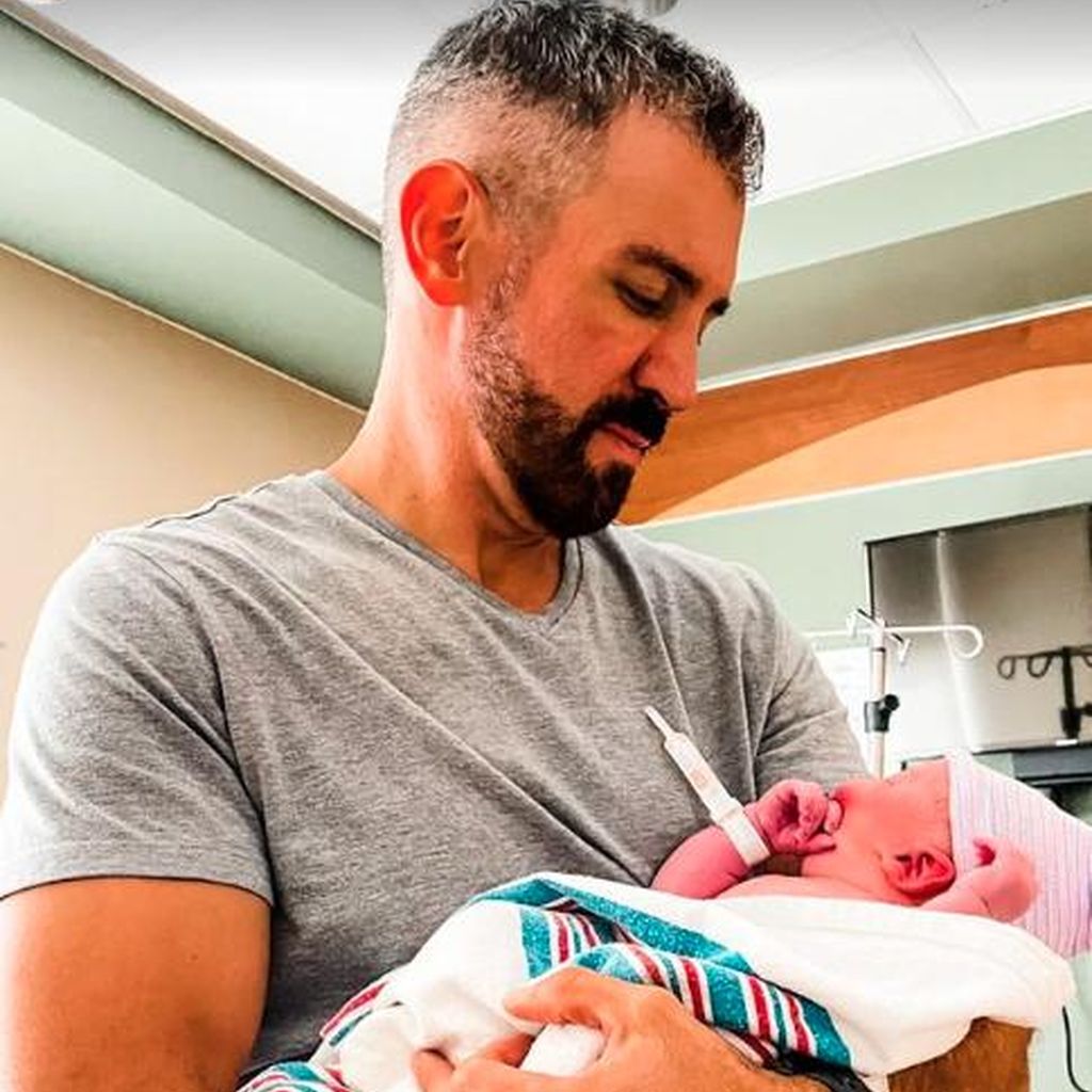 Brittani Boren Leachs Mann und sein Baby