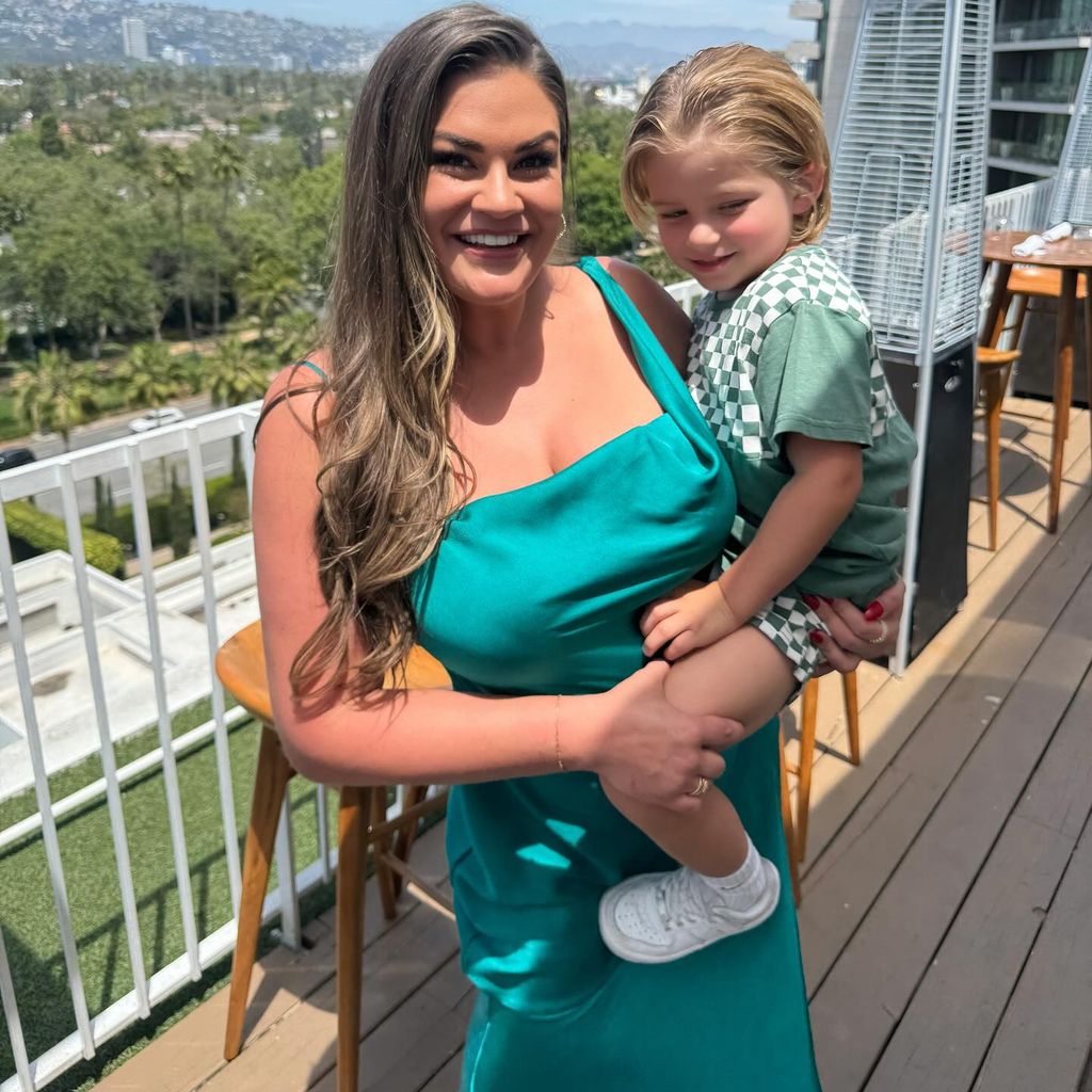 Brittany Cartwright mit ihrem Sohn Cruz, Mai 2025