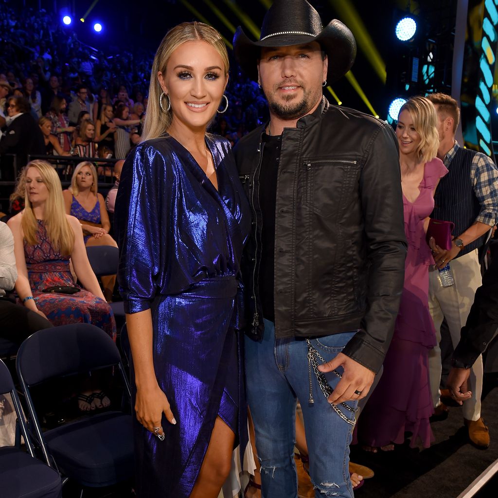 Brittany Kerr und Jason Aldean bei den CMT Music Awards 2018