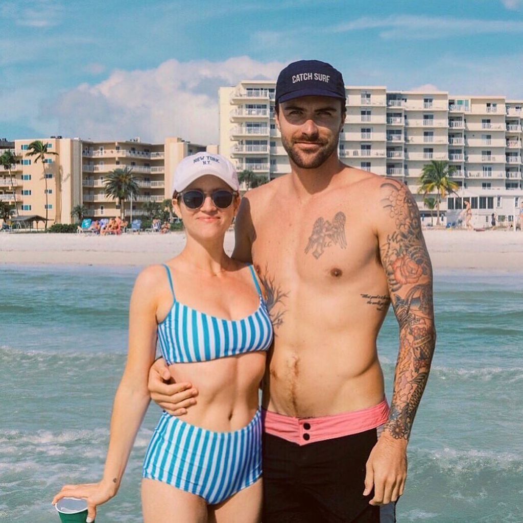 Brittany Snow und Tyler Stanaland, Januar 2020