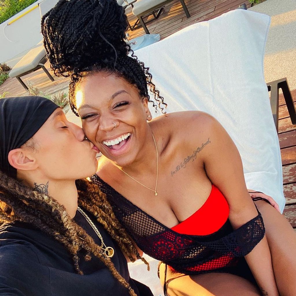 Brittney mit Cherelle Griner, Juni 2022