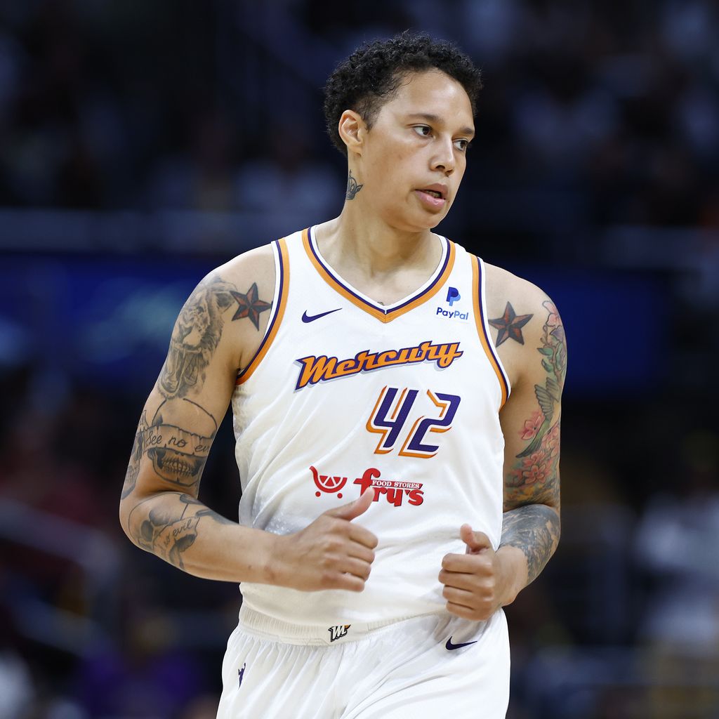 Brittney Griner beim Basketballspiel im Mai 2023
