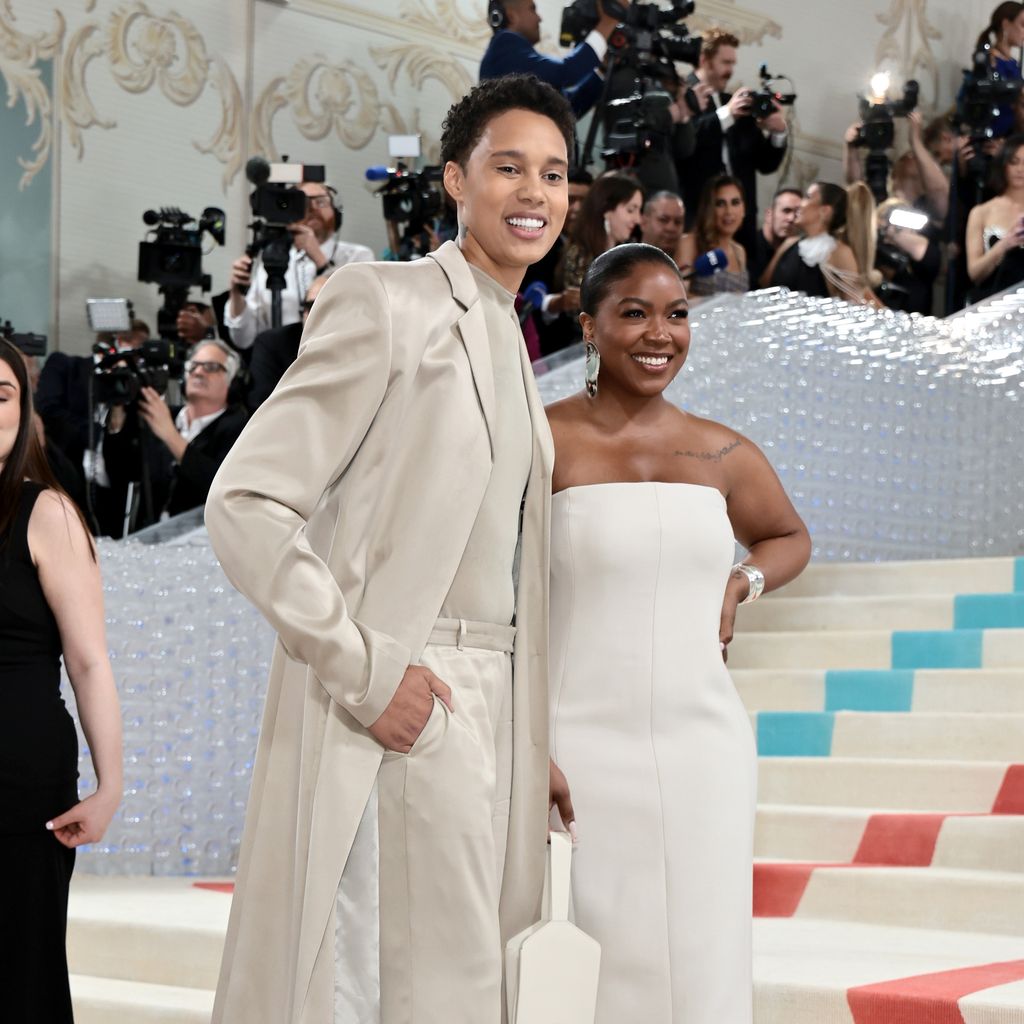 Brittney Griner und Cherelle Griner bei der Met Gala 2023 in New York