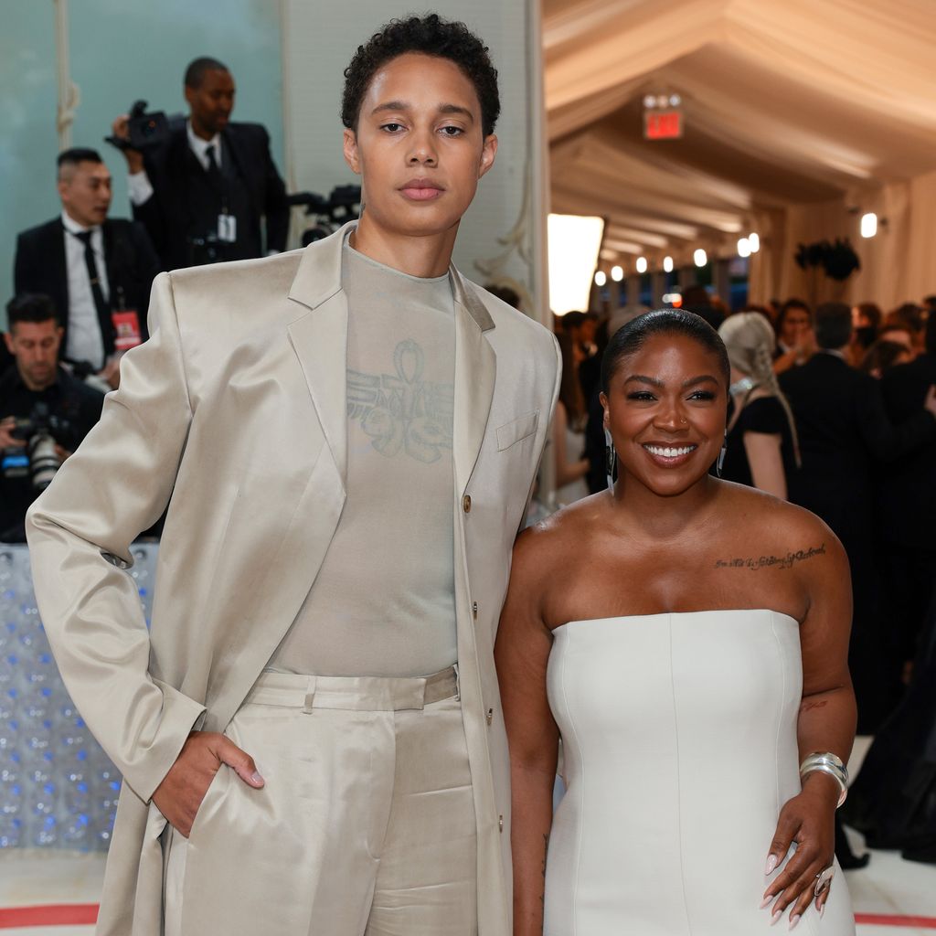 Brittney Griner und Cherelle  beim Met Gala  "Karl Lagerfeld: A Line Of Beauty", Mai 2023, New York