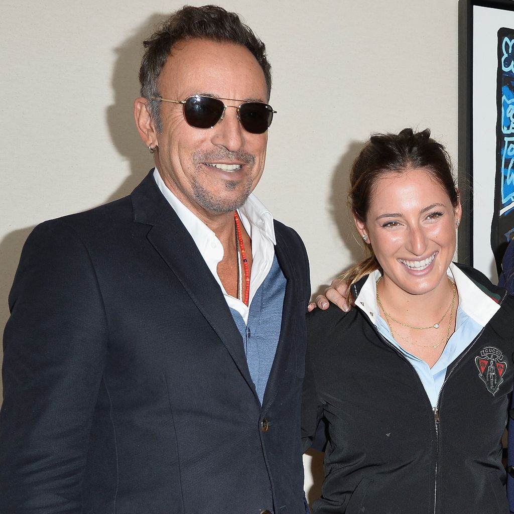 Bruce Springsteen mit seiner Tochter Jessica Springsteen