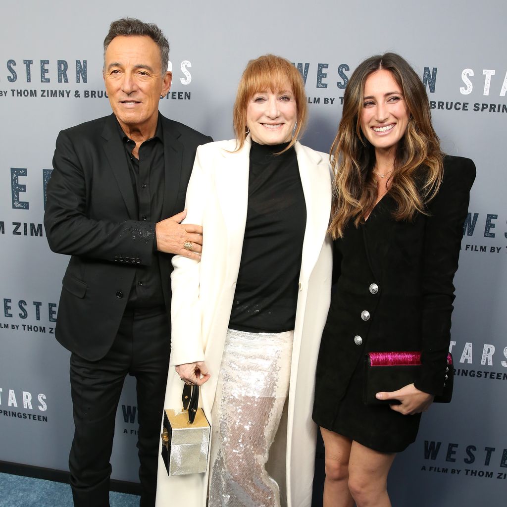 Bruce Springsteen, Patti Scialfa und Jessica Springsteen, 2019 in New York