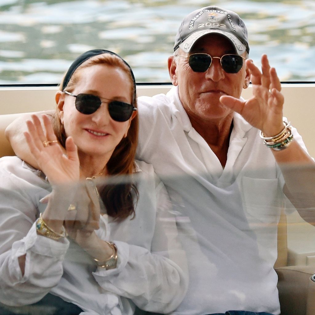 Bruce Springsteen mit Patti Scialfa in Portofino (Italien)