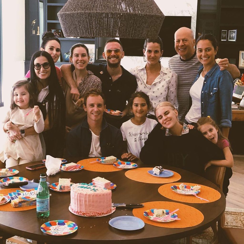 Bruce Willis, Emma Heming Willis, Demi Moore und ihre Patchwork-Familie, Februar 2020